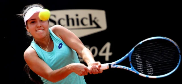 María Camila Osorio, tenista colombiana. / Foto: Archivo VizzorImage - Felipe Caicedo