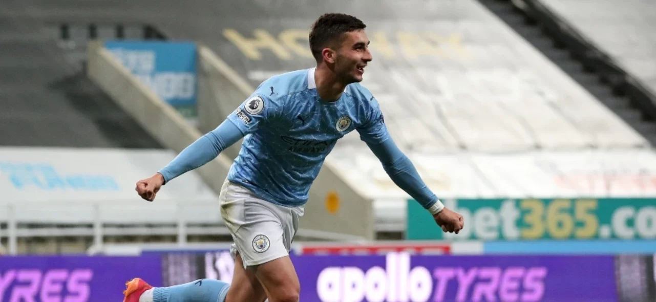 Ferrán Torres marcó triplete en la victoria de Manchester City. / Foto: AFP