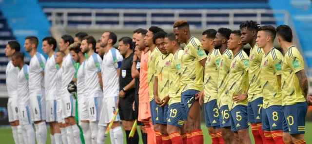 El ultimo partido de Colombia en Barranquilla fue ante Uruguay/ AFP