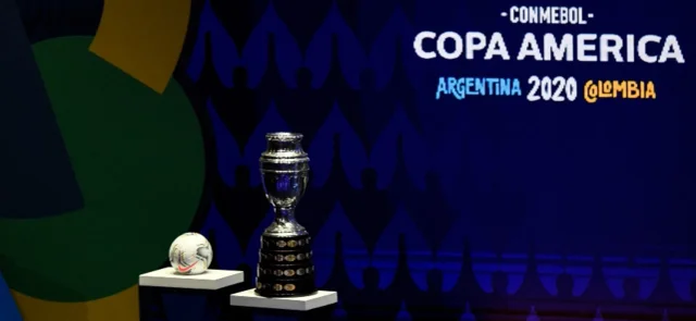 Trofeo oficial de la Copa América / Foto: AFP