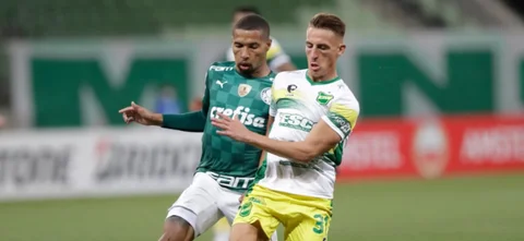 Defensa y Justicia enfrentó a Palmeiras en la Copa Libertadores / Foto: AFP