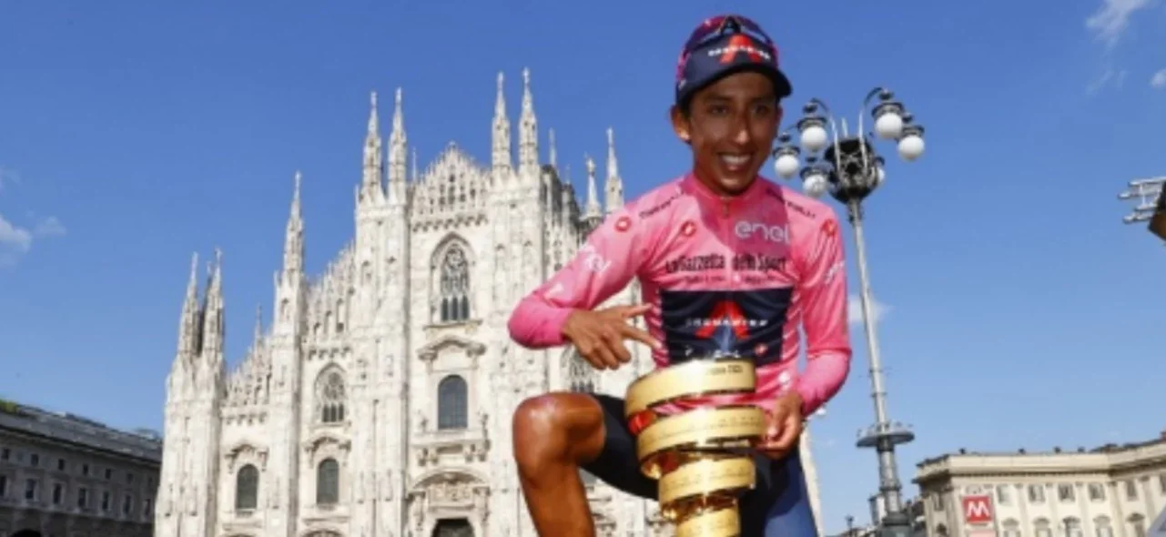 Egan Bernal, campeón del Giro de Italia 2021 / Foto: AFP