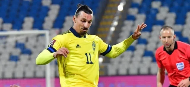 Zlatan Ibrahimovic, figura de Suecia/ AFP