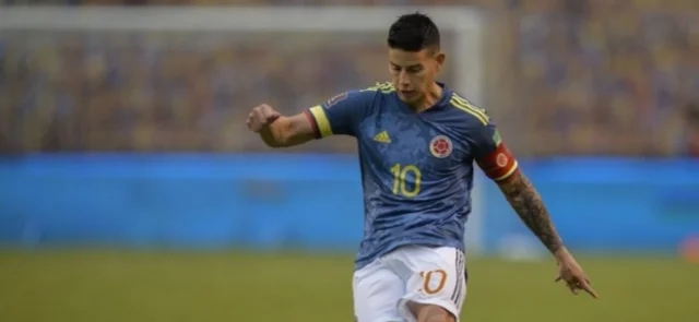 James Rodríguez, figura de la Selección Colombia/ AFP