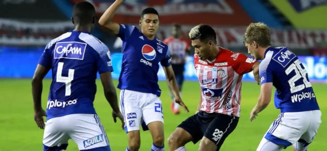 Junior y Millonarios se encuentran por cuarta vez en playoffs/ Vizzorimage - Jairo Cassiani
