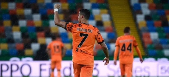 Cristiano marcó doblete en el triunfo 1-2 de Juventus. / Foto: AFP