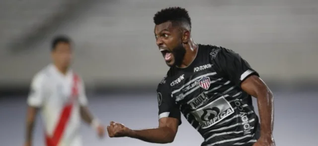 Miguel Borja, goleador de Junior/ AFP