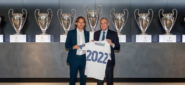 Modric renovó hasta 2022 con Real Madrid. / Foto: Real Madrid