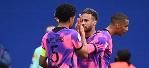 PSG ganó con goles de Neymar y Marquinhos. / Foto: AFP