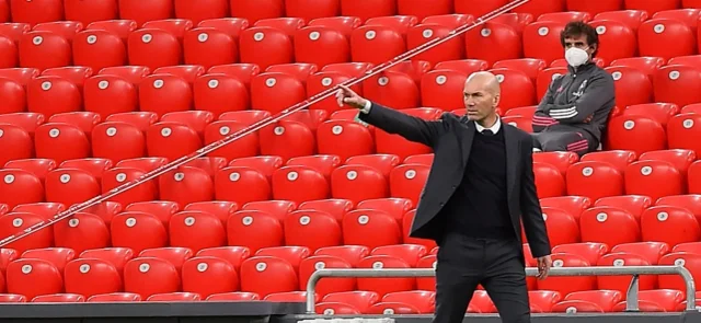 Zinedine Zidane, técnico de Real Madrid. / Foto: AFP