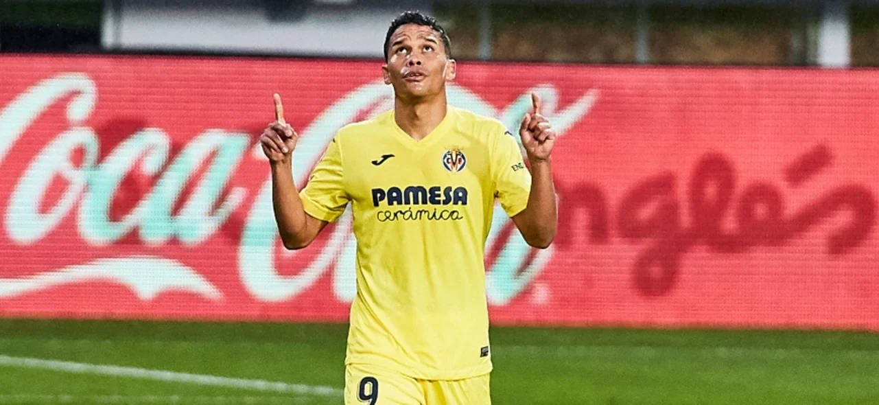 Carlos Bacca, en la final de la Europa League / AFP
