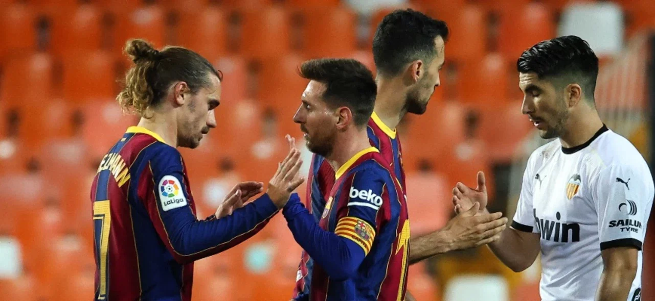 Barcelona venció 2-3 a Valencia / Foto AFP