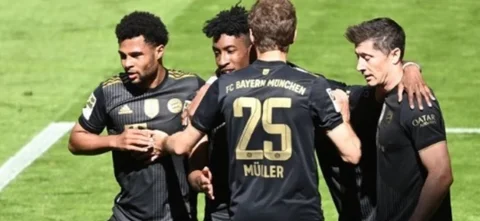 Lewandowski registró un nuevo récord / Foto AFP