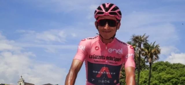 Egan Bernal, líder del Giro de Italia / AFP