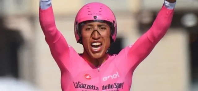 Egan Bernal, campeón del Giro de Italia / AFP