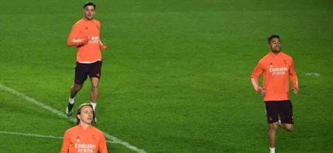 último entrenamiento de Real Madrid para jugar con Granada / Foto AFP