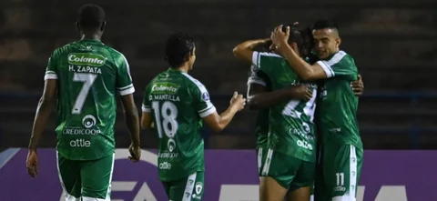 La Equidad logró su segundo triunfo en la Copa Sudamericana / AFP