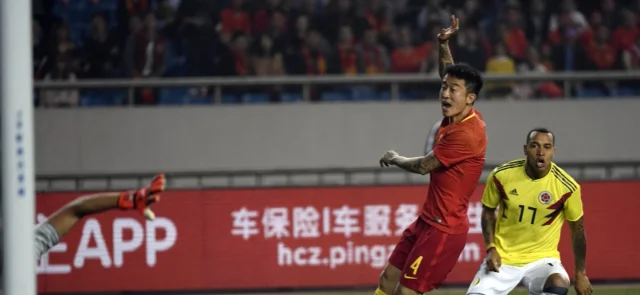 Felipe Pardo en juego amistoso con la selección Colombia en 2017 / Foto AFP
