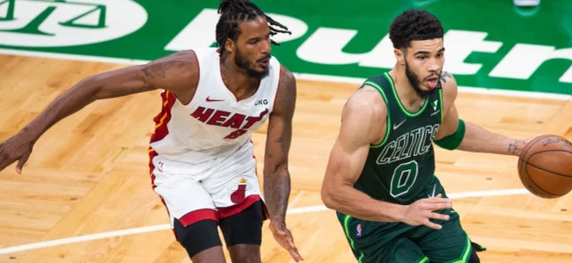 Miami Heat superó 121-129 a Boston Celtics. / Foto: AFP