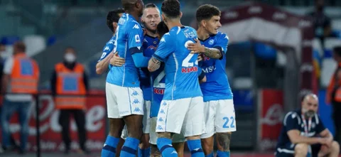 Nápoli celebra la goleada sobre Udinese / Foto AFP