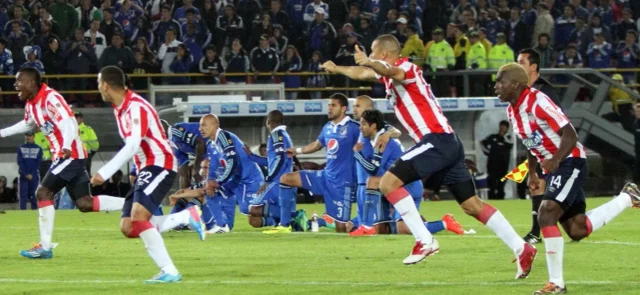 Junior eliminando a Millonarios en semifinales de 2014 / Foto VizzorImage