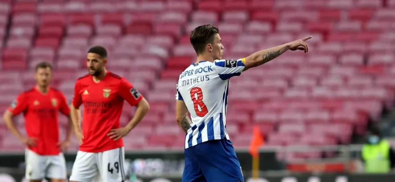 Matheus Uribe celebrando un gol con Porto / Foto AFP