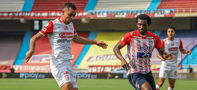 Santa Fe y Junior se citan en el Centenario de Armenia | Foto: VizzorImage / Jairo Cassiani