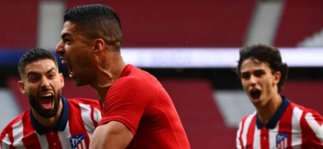 Luis Suárez celebrando un gol antes de LaLiga / Foto AFP