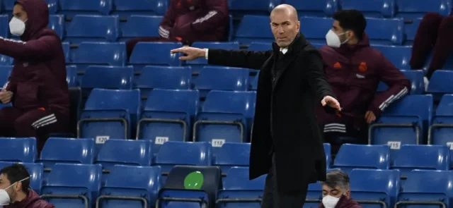 Zinedine Zidane, técnico de Real Madrid / AFP