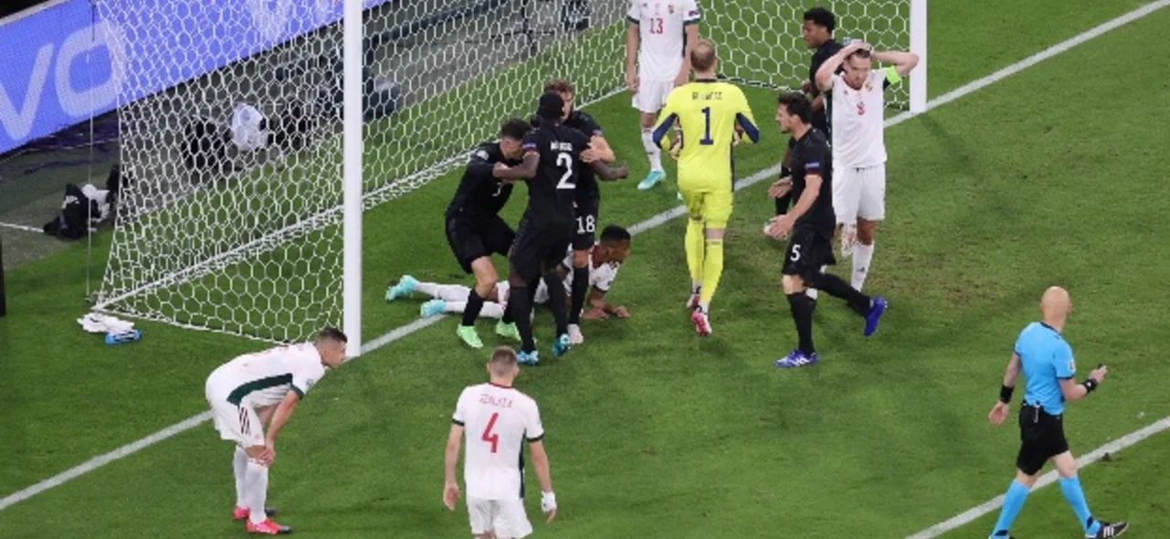 Alemania 2-2 Hungría / Foto AFP