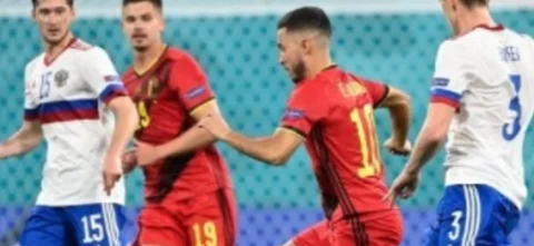 Bélgica y Rusia se enfrentaron en partido correspondiente al grupo B de la Eurocopa / Foto: AFP