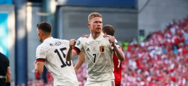 Kevin De Bruyne, figura de Bélgica/ AFP