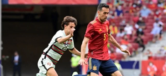 Sergio Busquets dio positivo para COVID-19. / Foto: AFP