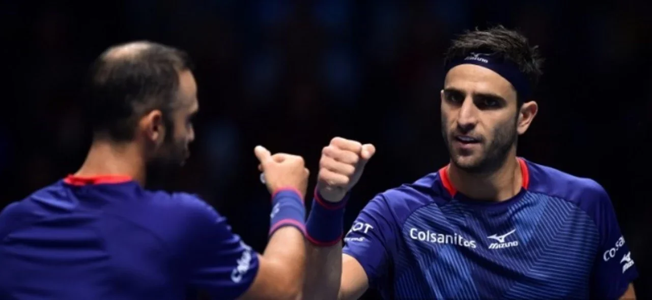 Juan Sebastián Cabal y Robert Farah, tenistas colombianos/ AFP
