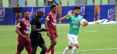 Gastón Rodríguez marcó frente a Tolima. / Foto: VizzorImage - Adamis Guerra