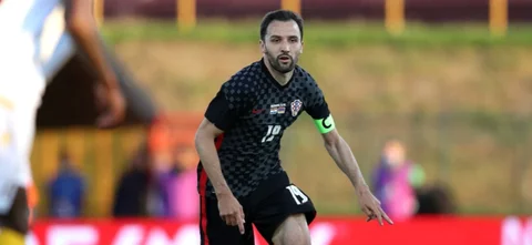 Milan Badelj en el amistoso entre Croacia y Armenia / Foto: AFP