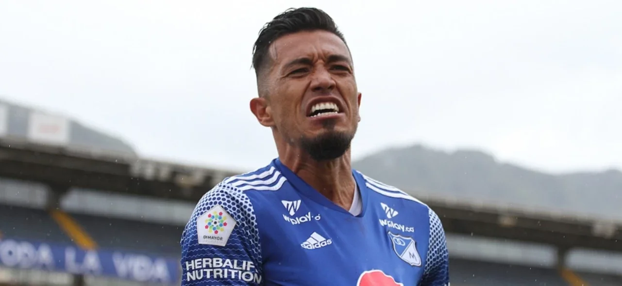 Fernando Uribe marcó doblete. / Foto: VizzorImage - Felipe Caicedo