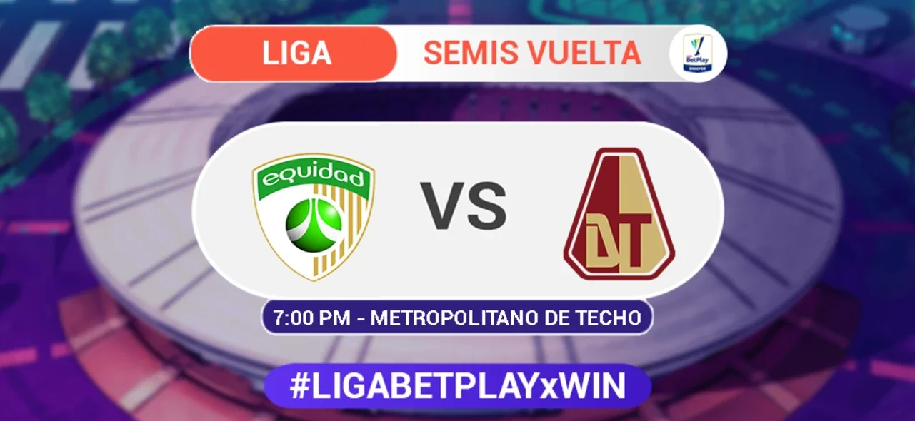La Equidad vs Tolima