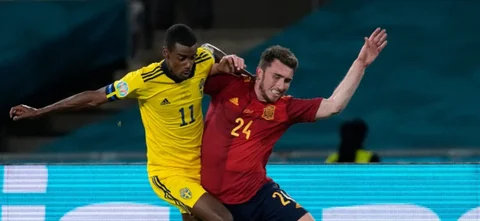 España empató sin goles con Suecia. / Foto: AFP