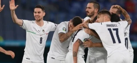 Italia goleó 0-3 a Turquía en la Euro 2020. / Foto: AFP