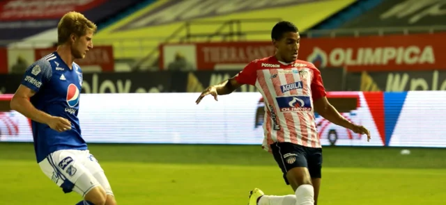 Junior y Millonarios abren las semifinales de la Liga BetPlay Dimayor / Foto: VizzorImage / Jairo Cassiani