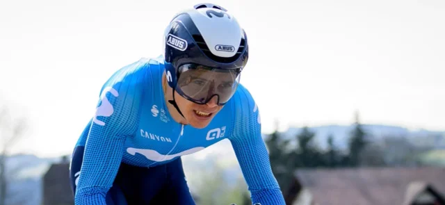 Miguel Ángel López finalizó fuera del podio del Critérium du Dauphiné / Foto AFP