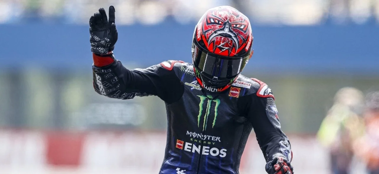 Fabio Quartararo ganó en solitario el Gran Premio de Países Bajos / AFP