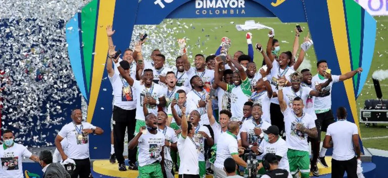 Quindío derrotó 2-0 en el marcador global a Cortuluá y se quedó con el título del Torneo BetPlay Dimayor / Foto: VizzorImage / Pablo Bohorquez