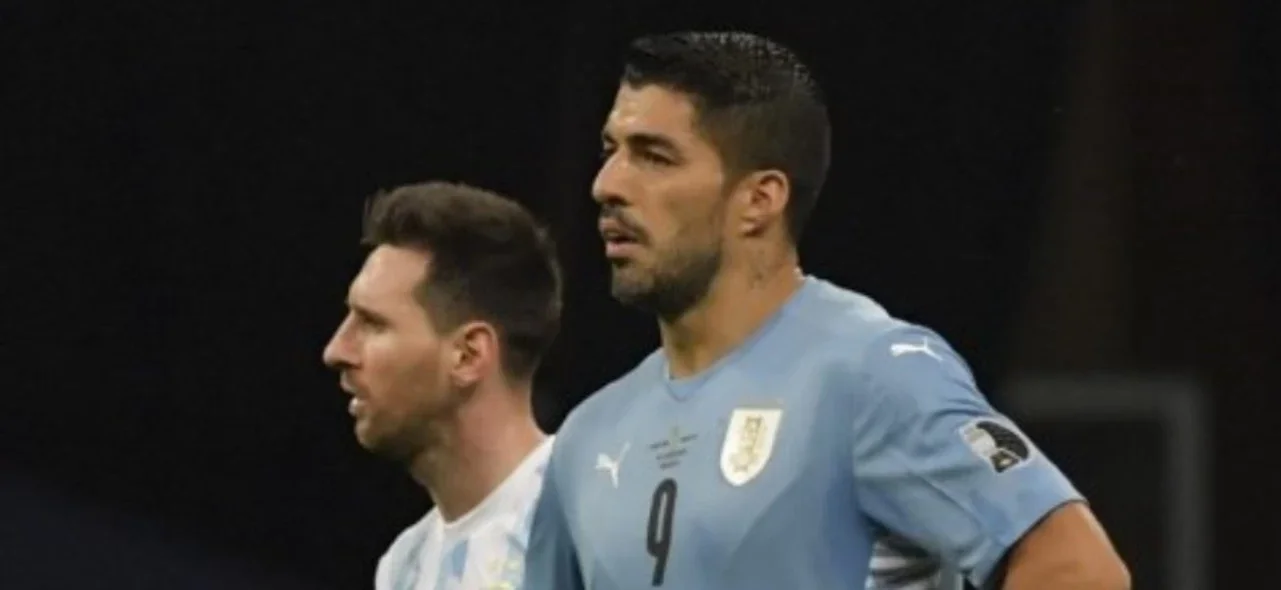 Luis Suárez, figura de Uruguay/ AFP