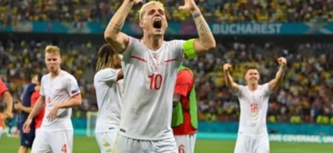 Suiza venció a francia 4-5 desde la tanda de penales / Foto: AFP