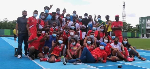 Delegación de atletísmo del Valle del Cauca / Foto suministrada por prensa