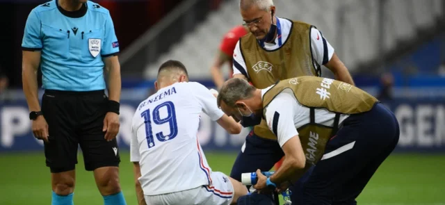 Benzema fue sustituido por lesión / Foto AFP