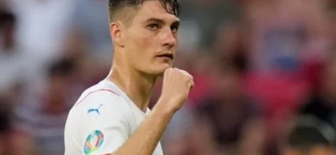 Patrik Schick selló el triunfo de República Checa / AFP