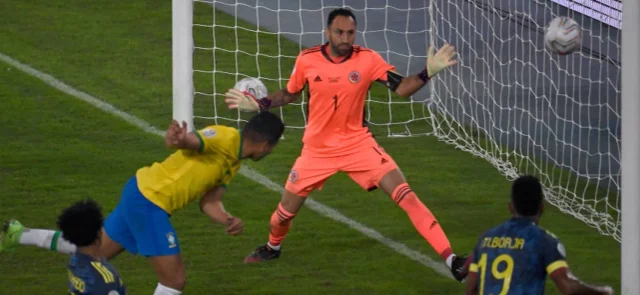 Momento del segundo gol de Brasil / Foto AFP